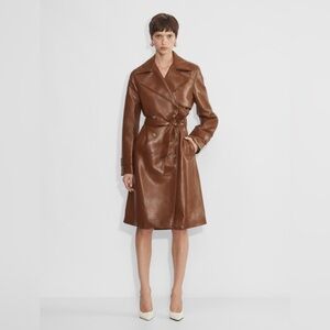 Babaton- New Tabloid Trench Coat - Color: “Cognac”- Size XXS